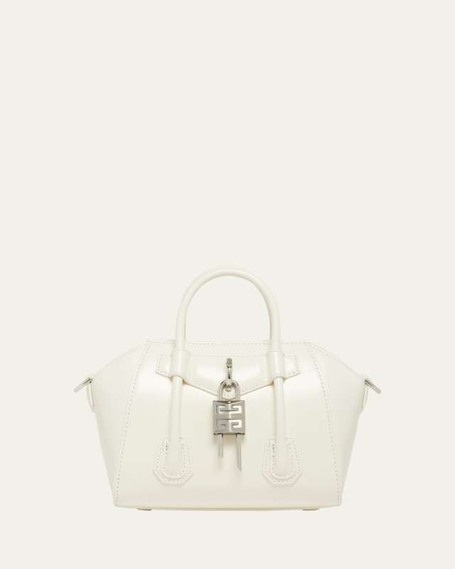 Antigona Lock Toy Top-Handle Bag in Leather